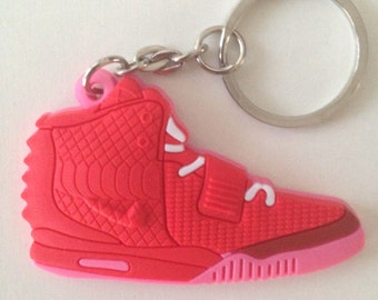 Nike Air Yeezy red Keychain pink