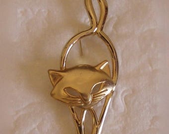Brooch jewelry/cat/cat cat/antiquityfrench/collection of cats/cat lover