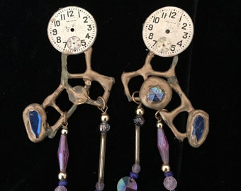 Dali-inspired Freeform Earrings