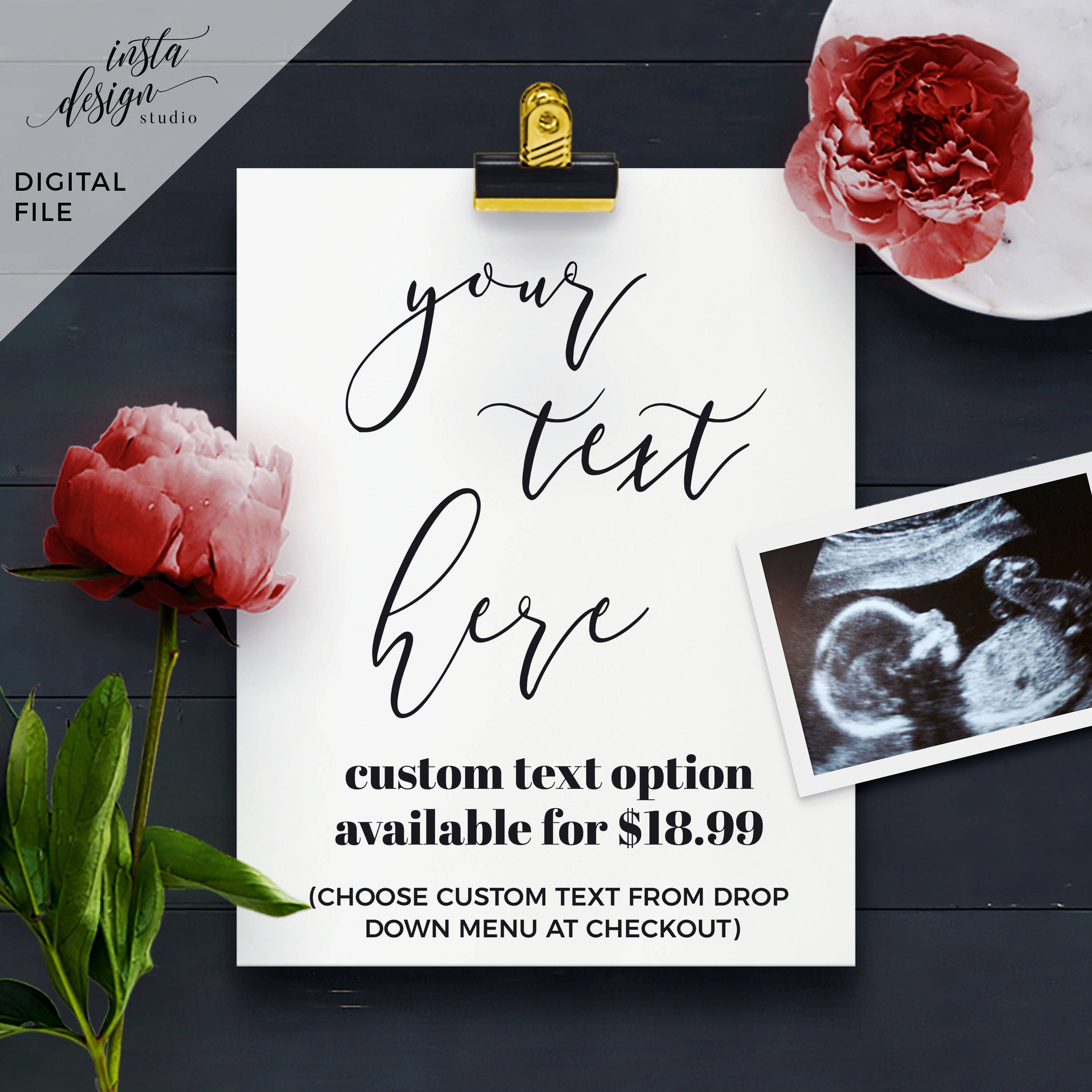 pregnancy announcements templates