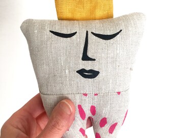 Tooth Fairy Pillow with Pink Spots
