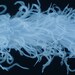 6 Feet Long - Light Blue 1 Ply Curly Ostrich Feather Boas - 2 Yards - Great for Baby Hair Bows!