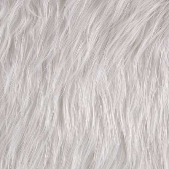 Gorilla faux fur pillow pure white faux fur pillow cover