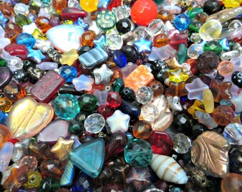Czech Glass Bead Mix (8oz loose bead mix) - Destash