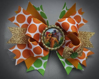 Lion Pride Bow, Lion Pride Hair Bow, Lion Pride Party Bow, Lion Pride Birthday Bow, The Lion King Bow, Lion Pride Boutique Bow, Lion Pride