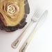 Custom Wedding Serving Set Personalized Forks Set Engraved Forks Knife Gift Engagement Gift For Couple Anniversary Serving Gift Flatware