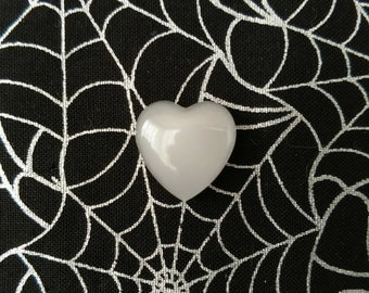 Blue Glow in the Dark Heart Pin