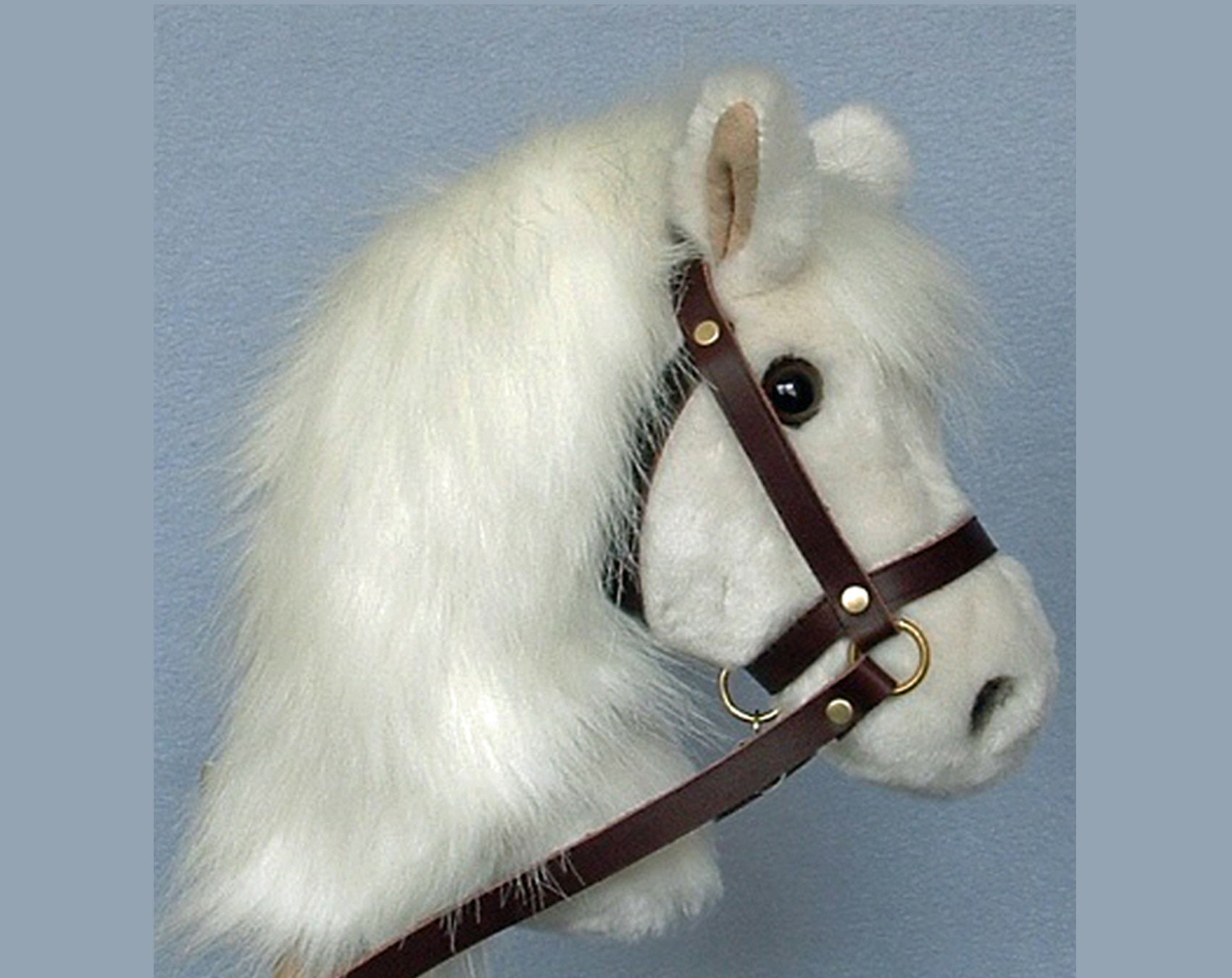 Child's Hobby horse stick horse White. Top quality