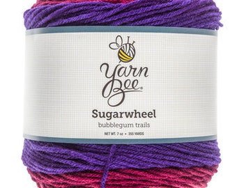 Bubblegum Trails Yarn Bee Sugarwheel Yarn