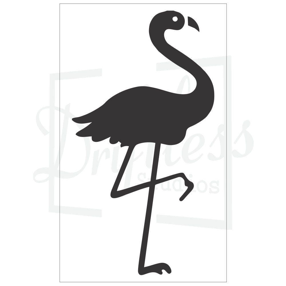 Flamingo Stencil Bird Stencil Flamingo Flamingo Template