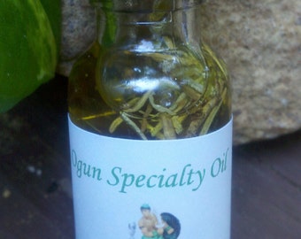 Ogun Specialty Oil, Voodoo, Hoodoo, Conjure, Orisha, Pagan, Wiccan, Santeria ,Palo Mayombe