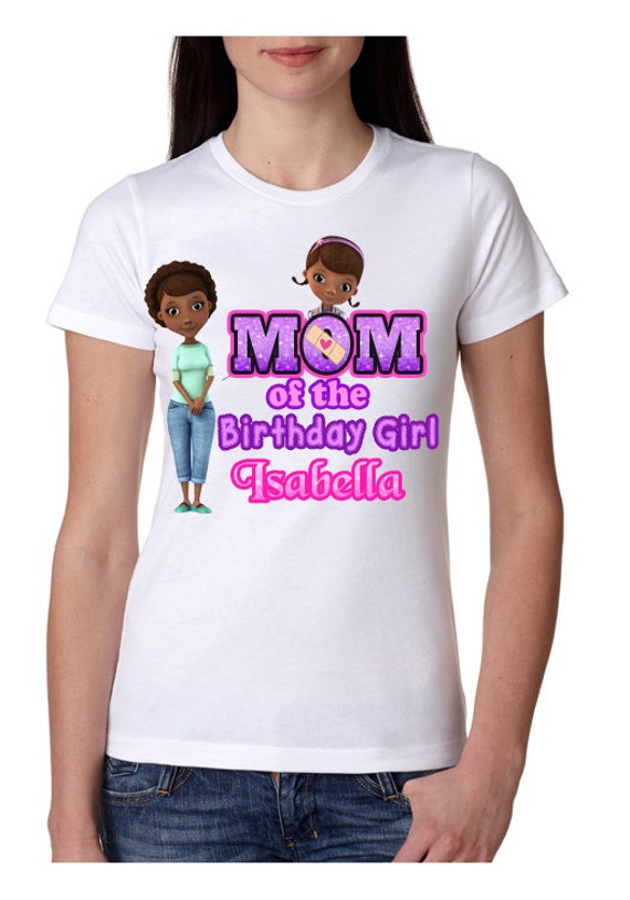 mum of the birthday girl shirt