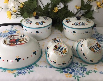 1960's Wolverine Play Tin Litho Kitchenware