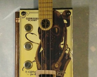 3-String Steampunk Cigar Box Guitar