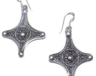 Oriental Earrings Silver 925
