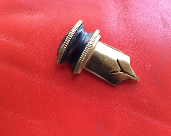 Important pen nib clip by Monet (u/m) 1940s
