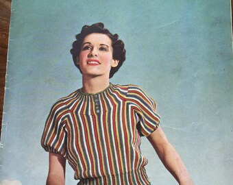 1938 'stitchcraft' magazine. Genuine and complete. 36 pages