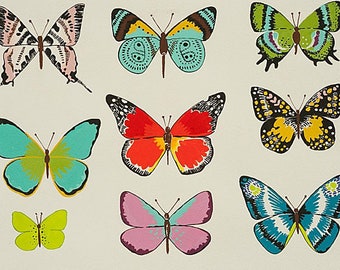 El Tiempo de Mariposa - Alexander Henry cotton fabric - half yard or more