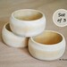 3 Unfinished Wooden Round Bangles 1 1/2 inch - 7.8 cm 3 1/8 inch inner diameter XL Extra Large- Wood, Natural, DIY, Jewelry Supply, Blanks