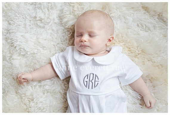 Baby Boy Coming Home Outfit Baby Baptism Outfit Pima Cotton