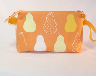 Pears on Orange Tall Mia Bag