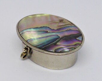 Sterling Silver Abalone inlaid box
