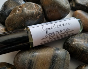 Liquid Xanax // Anxiety Relief Essential Oil Roller Ball Blend // Stress Relief // Natural // Essential Oils // Roll-on // Aromatherapy