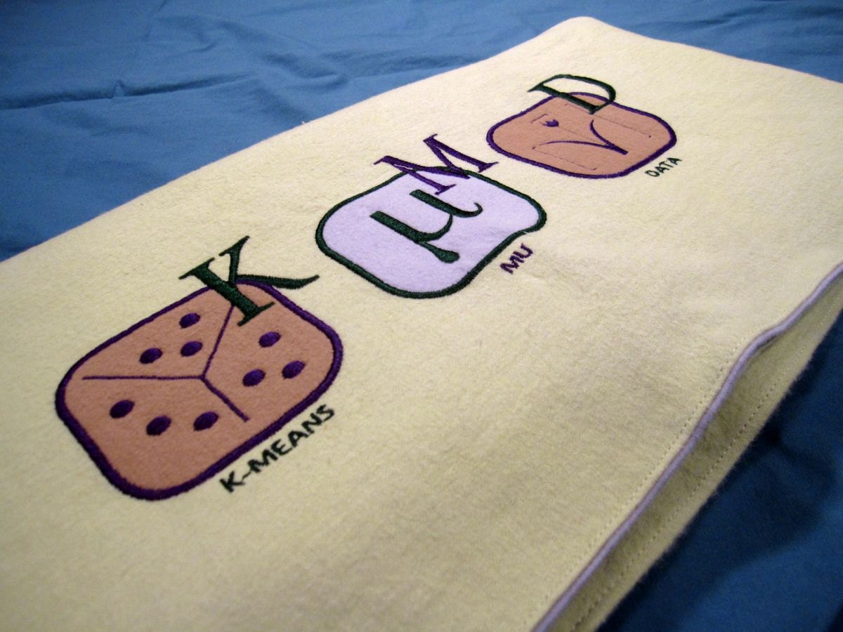 ABC's of Statistics Baby Blanket Made to Order