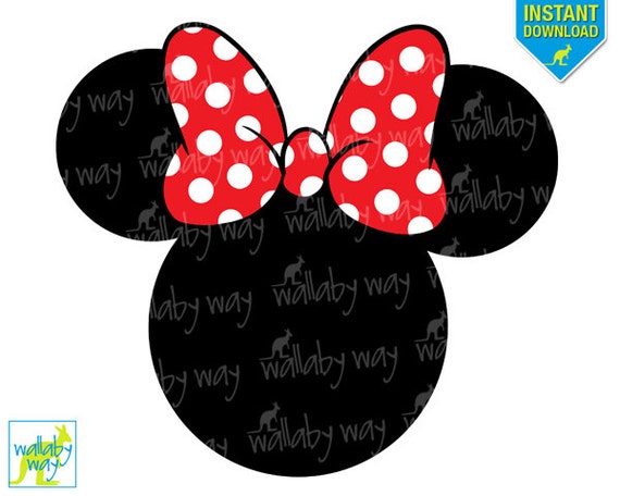 Universal image in printable minnie mouse head Persnickety image in printable minnie mouse head