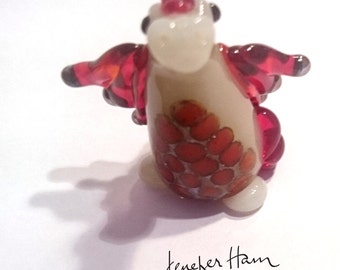 Caendra the DRAGON! Custom Glass Sculpture Player Marker Figurine Miniature by Jenefer Ham Pawn Board Game