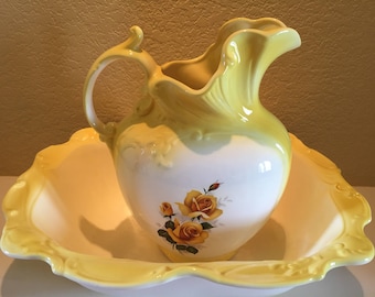 Decorative Pitcher and Basin