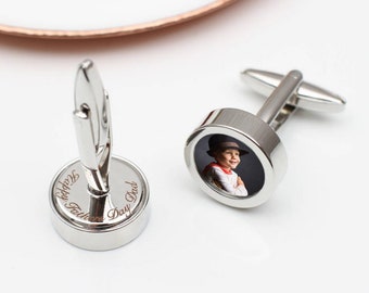 Secret Message Photo Cufflinks (HBMC18)
