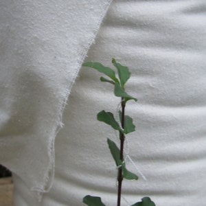 Raw Silk Fabric, Silk Noil, Natural Off-White Color, Sold by the Yard