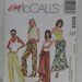 Tie Front Pants Tie Front Skirt 1998 Vintage Pattern Uncut Mc Calls 9293 Misses Tie Front Skirt & Tie Front Pants SZ 4 through 10 (XS to S)