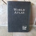 Vintage World Atlas World Map Book Pocket Atlas Book of Maps Earth Map
