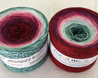 Funny Collection No12 - Specialty Yarn - Gradient Yarn - Crochet Yarn - Knitting Yarn - Wolltraum Yarn - Ombre Yarn - Threads - Crazy Yarn