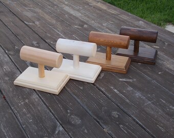 Single bar Wood Jewelry Display Wood Bracelet Display Bracelet Stand Bracelet Holder Jewelry Stand