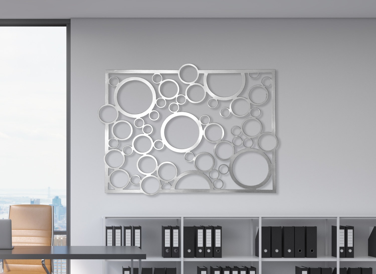 Laser Cut Metal Decorative Wall Art Panel Sculpture For Home