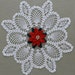 Poinsettia Pineapple Doily Crochet Pattern PDF