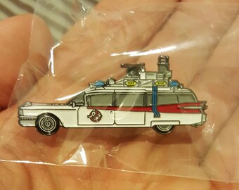 Ghostbusters 1984 Ecto-1 retro enamel pin