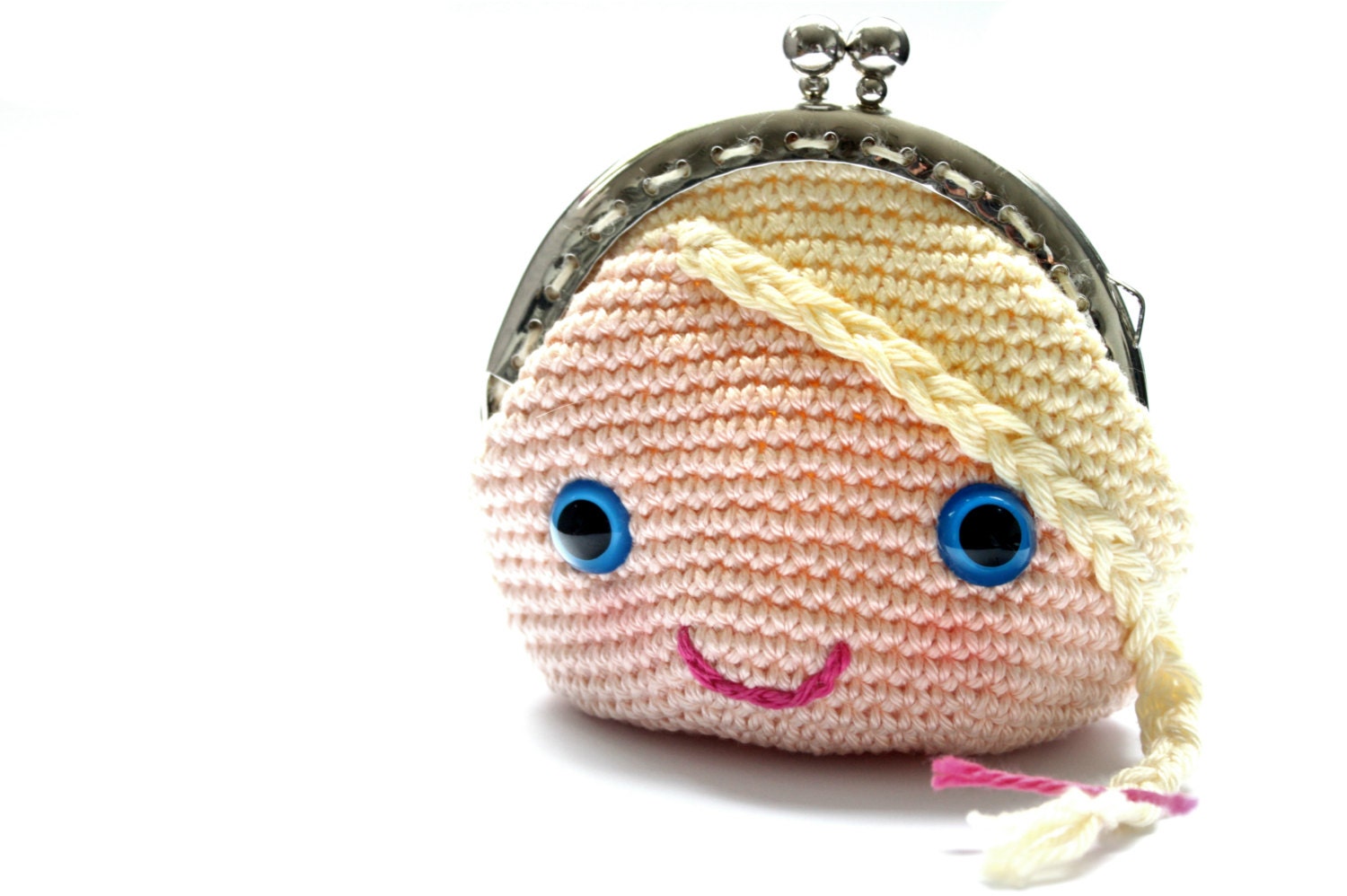 Download Princess coin purse pdf crochet pattern INSTANT DOWNLOAD