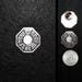 Hand Cast Pewter Dharma Pin or Magnet