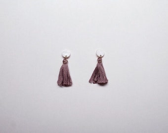 Borla Earrings in Lilac