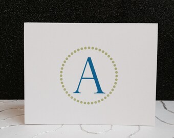 personalized thank you note cards set of 20