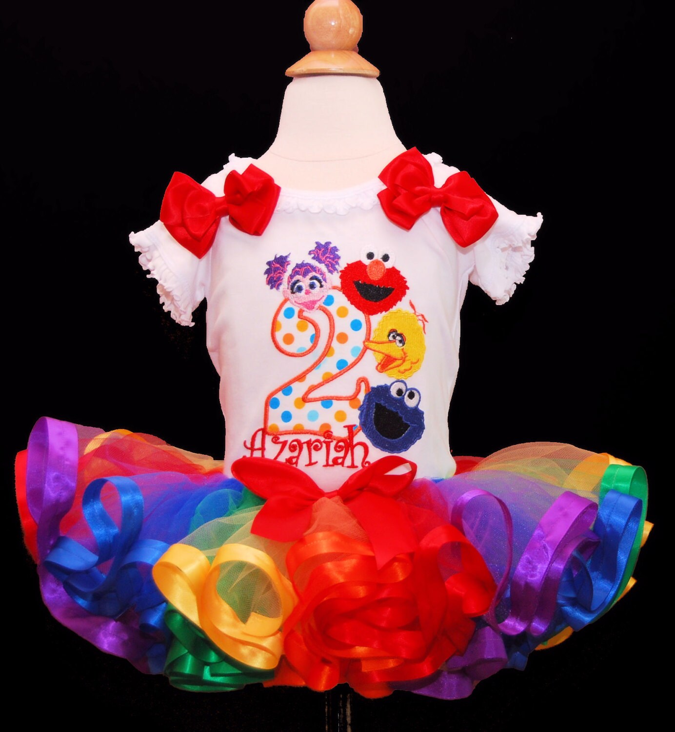 elmo tutu birthday outfit