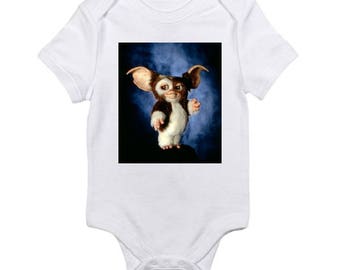 Custom Gremlins vintage style baby onesie