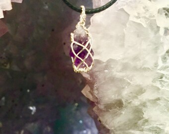 Amethyst Pendant ~ Small