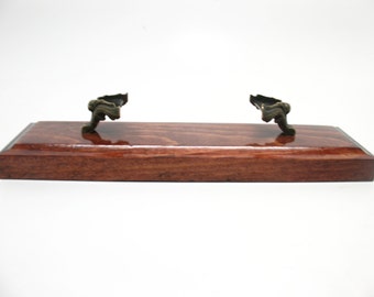 Wooden Fountain Pen Stand Display Holder Desk Office #1575