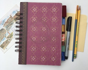 art journal, smash book journal, junk journal, altered book junk journal