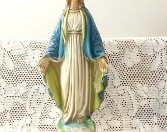 Virgin Mary Vintage Statue